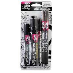 Tulip Fabric Markers Variety Pack - Front of blister package shown
