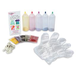 Tulip One-Step Tie-Dye Kit - Rainbow, Kit of 5 Colors (Kit contents)