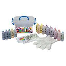 Tulip One-Step Tie-Dye Kit - Tie-Dye Party Tub, Kit of 18 Colors (Kit contents)