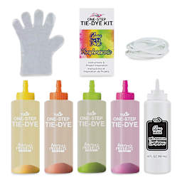 Tulip One-Step Tie-Dye Kit - Glow-in-the-Dark, Kit of 5 Colors (contents)