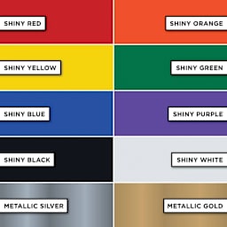 Tulip Dimensional Fabric Paint Set - Puff Essentials, Set of 10 (color chart)