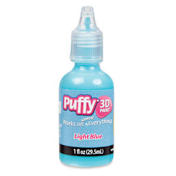 Tulip Dimensional Fabric Paint - Blue, Puffy, 1 oz bottle shown