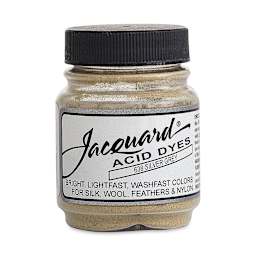 Jacquard Acid Dye - Silver Gray, 0.5 oz