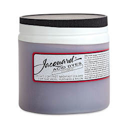 Jacquard Acid Dye - Front of 8 oz Crimson Jar