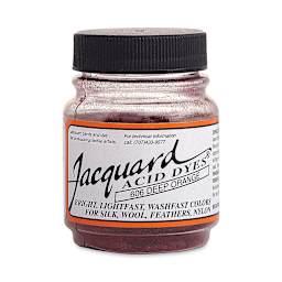 Jacquard Acid Dye - Deep Orange, 0.5 oz