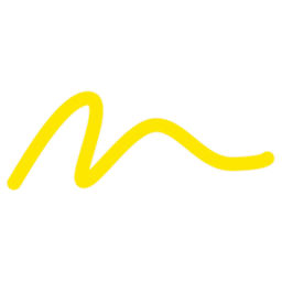 Pebeo 7A Light Fabric Brush Marker - Yellow, 1 mm (Color swatch)