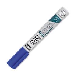 Pebeo 7A Light Fabric Brush Marker - Blue, 1 mm (Cap on)