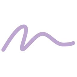 Pebeo 7A Light Fabric Brush Marker - Fluorescent Violet, 1 mm (Color swatch)