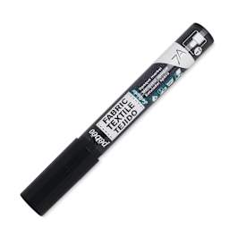 Pebeo 7A Opaque Fabric Marker - Black, 4 mm (Cap on)
