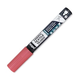 Pebeo 7A Opaque Fabric Marker - Copper Pink, 4 mm (Cap on)