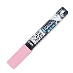 Pebeo 7A Opaque Fabric Marker - Pastel Pink, 4 mm (Cap on)