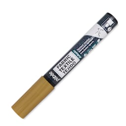 Pebeo 7A Opaque Fabric Marker - Gold, 4 mm (Cap on)