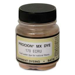 Jacquard Procion MX Fiber Reactive Cold Water Dye - Ecru, 2/3 oz jar