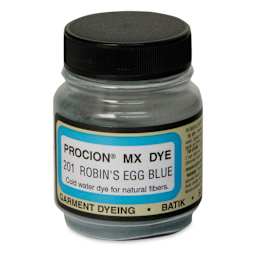 Jacquard Procion MX Fiber Reactive Cold Water Dye - Robin's Egg, 2/3 oz jar