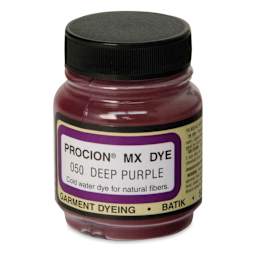 Jacquard Procion MX Fiber Reactive Cold Water Dye - Deep Purple, 2/3 oz jar