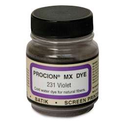 Jacquard Procion MX Fiber Reactive Cold Water Dye - Violet, 2/3 oz jar