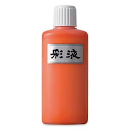 Aitoh Boku-Undo Suminagashi Marbling Ink - Orange, 6.75 oz, Bottle (Front)