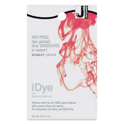 Jacquard iDye - Scarlet, Natural Fabrics, 14 g packet