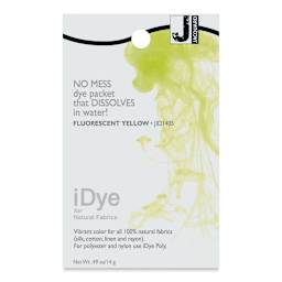 Jacquard iDye - Fluorescent Yellow, Natural Fabrics, 14 g packet