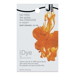 Jacquard iDye - Deep Orange, Natural Fabrics, 14 g packet