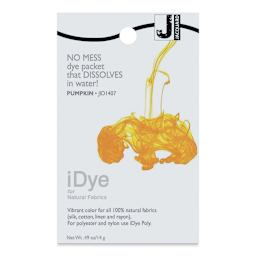 Jacquard iDye - Pumpkin, Natural Fabrics, 14 g packet