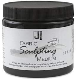 Jacquard Fabric Sculpting Medium - Front of Jar
