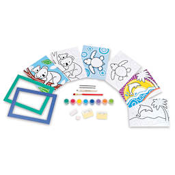 Faber-Castell Dot a Design - Components of Kit shown
