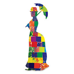 Roylco Pointillism Pieces - Finished figure