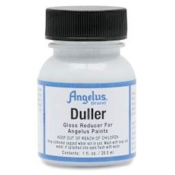 Angelus Leather Paint Duller - Front of 1 oz bottle

