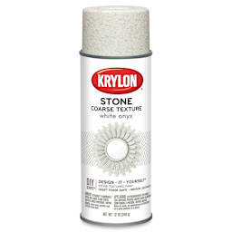 Krylon Make It Stone Spray Paint - Front of spray can of White Onyx color