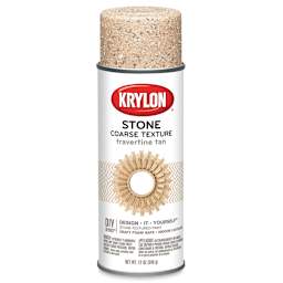 Krylon Make It Stone Spray Paint - Front of spray can of Travertine Sand color