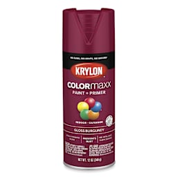 Krylon Colormaxx Spray Paint - Burgundy, Gloss, 12 oz