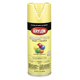 Krylon Colormaxx Spray Paint - Bright Idea, Gloss, 12 oz