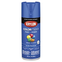 Krylon Colormaxx Spray Paint - True Blue, Gloss, 12 oz