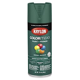Krylon Colormaxx Spray Paint - Hunter Green, Satin, 12 oz
