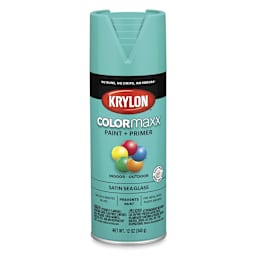 Krylon Colormaxx Spray Paint - Sea Glass, Satin, 12 oz