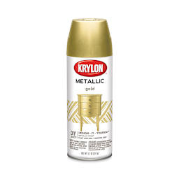 Krylon Brilliant Metallic Spray Paint - Gold, 11 oz