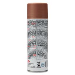 Krylon Foil Metallic Spray Paint - Rose Gold, 6 oz, back of can