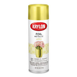 Krylon Foil Metallic Spray Paint - Yellow, 6 oz