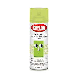 Krylon Glowz Glow-in-the-Dark Spray Paint - Green, 6 oz