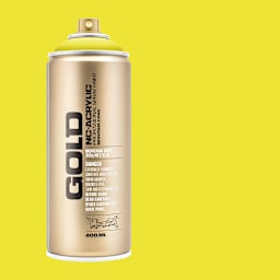 Montana Gold Acrylic Professional Spray Paint - Poison Pastell, 400 ml (Spray can with color swatch)