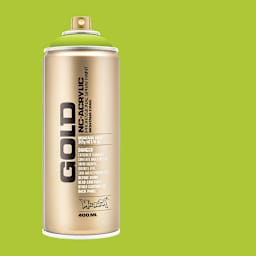 Montana Gold Acrylic Professional Spray Paint - Poison Dark, 400 ml (Spray can with color swatch)