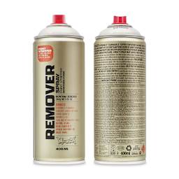 Montana Paint Remover Spray - 400 ml (Front and back of spray can)