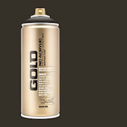 Montana Gold Acrylic Professional Spray Paint - Concrete, 400 ml (Spray can with color swatch)