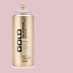 Montana Gold Acrylic Professional Spray Paint - Pale Pink, 400 ml (Spray can with color swatch)