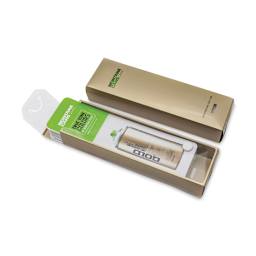 Montana Gold True Color Swatch Chart - Inner and outer packaging shown with chart out slightly