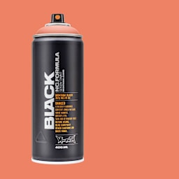 Montana Black Spray Paint - Sushi, 400 ml can with swatch
