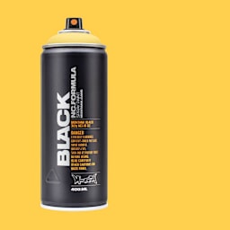 Montana Black Spray Paint - Smash137's Potato, 400 ml can with swatch