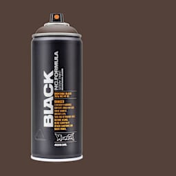 Montana Black Spray Paint - Industriilor, 400 ml can with swatch
