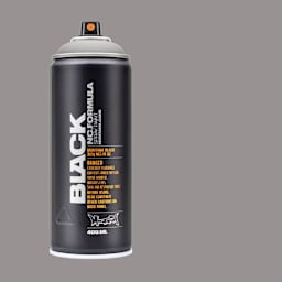 Montana Black Spray Paint - Ghetto, 400 ml can with swatch